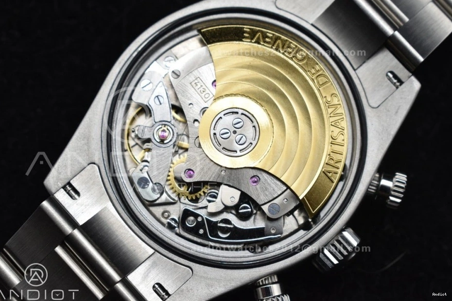 on Best Edition A7750 ADGF SS SS Bracelet Dial White Daytona Black 1122